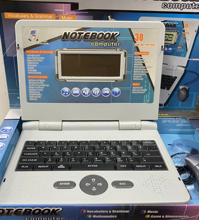 Jucarie copii Laptop - Invatam limba engleza, culoare gri [4]