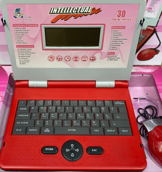 Jucarie copii Laptop - Invatam limba engleza in mod distractiv, culoare rosu [2]