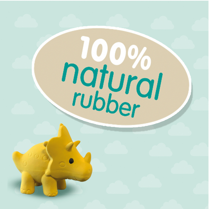 Jucarie de baie copii - Triceratops - 100% cauciuc natural [3]