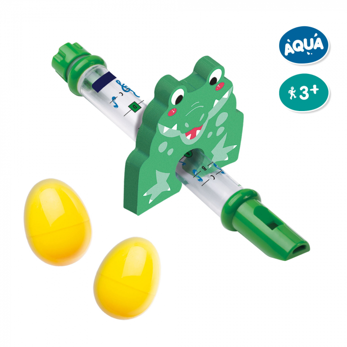 Jucarie de baie - Fluier crocodil [3]