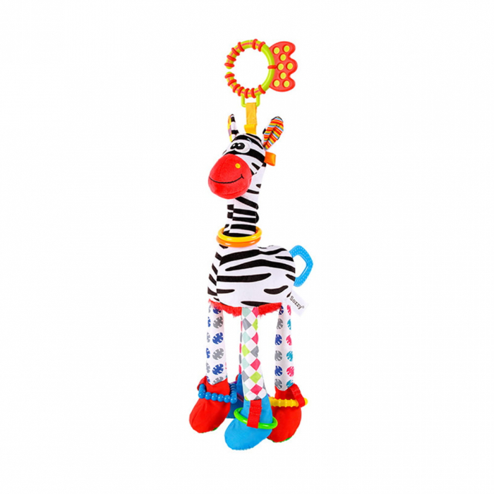Jucarie de plus muzicala tactila Zebra [2]