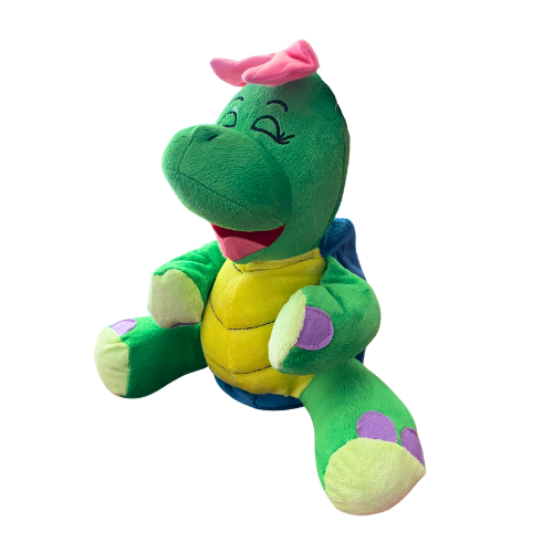 Jucarie de Plus, Dinozaurul Lucy cu Fundita, 35 cm [3]