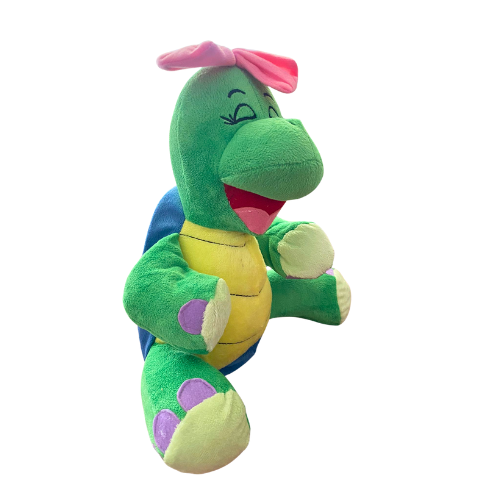 Jucarie de Plus, Dinozaurul Lucy cu Fundita, 35 cm [2]