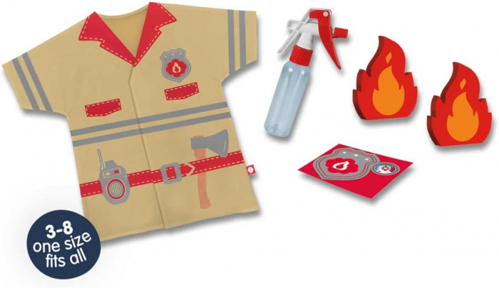 Costum de pompier cu accesorii pentru copii [4]