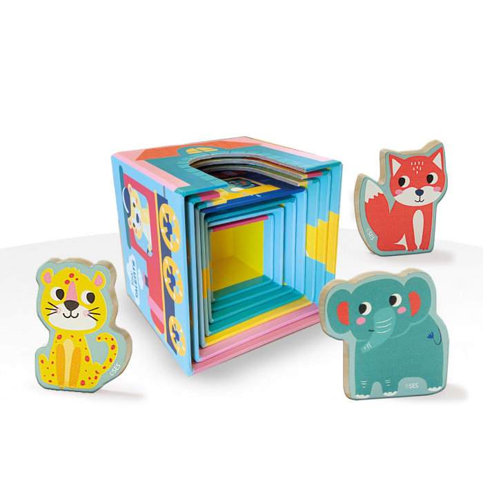 Jucarie de stivuit - Turn cu figurine de animale [3]