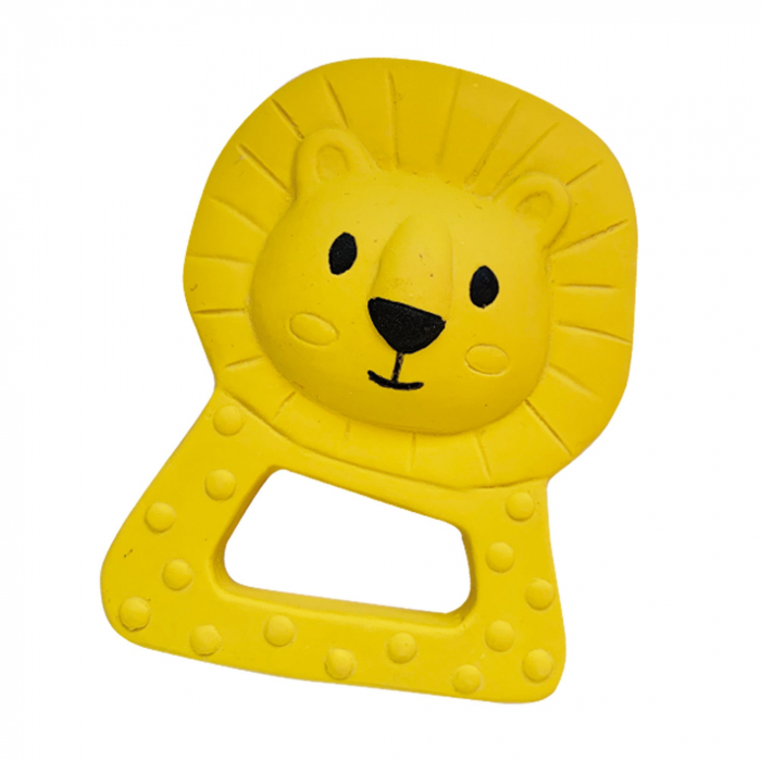 Jucarie dentitie - Leul Lion din cauciuc  natural 100% [2]