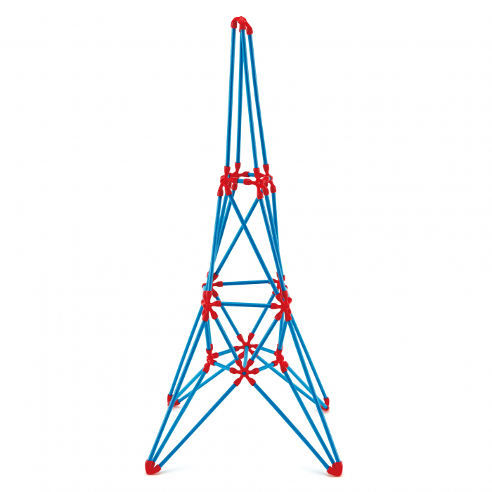 Jucarie din bambus Flexistix - Turnul Eiffel (62 piese) [1]