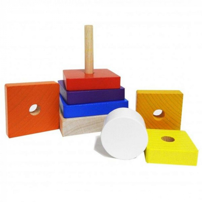 Jucarie din lemn, Cubika, "Piramida 1" [4]