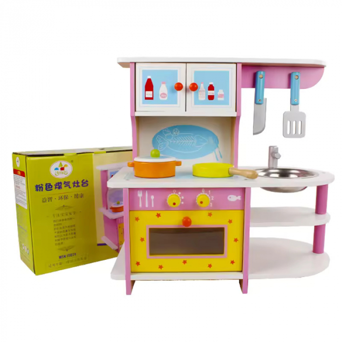 Set Bucatarie Din Lemn cu Accesorii [5]