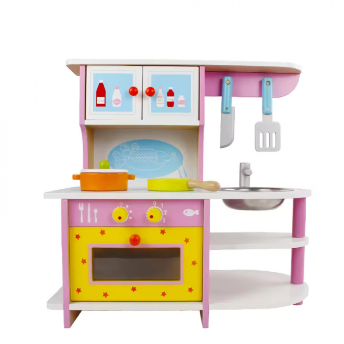 Set Bucatarie Din Lemn cu Accesorii [1]
