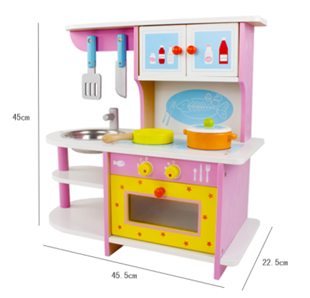 Set Bucatarie Din Lemn cu Accesorii [4]