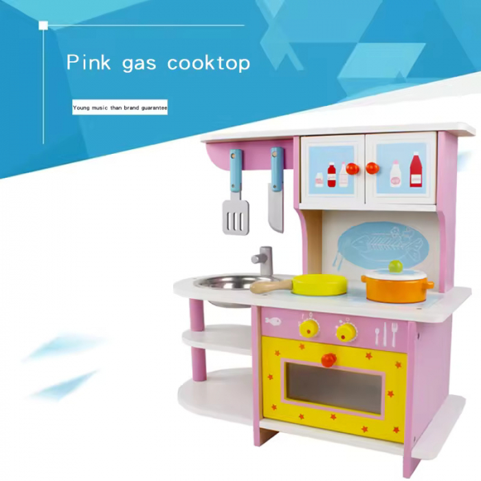 Set Bucatarie Din Lemn cu Accesorii [6]