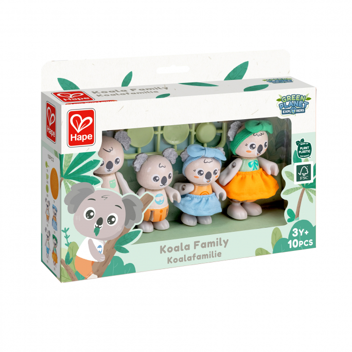 Jucarie din lemn - Familia de Koala (10 piese) [2]