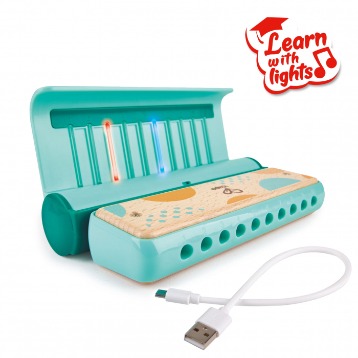 Jucarie din lemn - Instrument Harmonica electrica (muzicuta) [1]