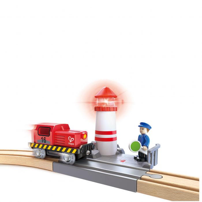 Jucarie din lemn - Set de transport maritim si feroviar (38 piese) [4]