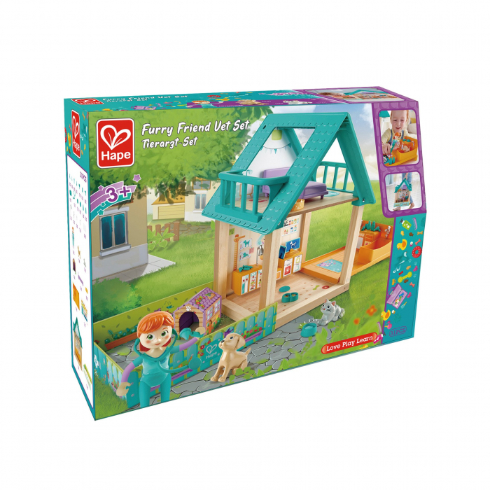 Jucarie din lemn - Set prietenii veterinari [3]