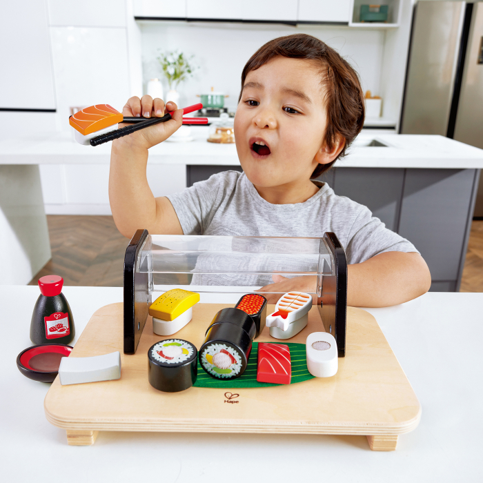 Jucarie din lemn - Sushi (13 piese) [10]