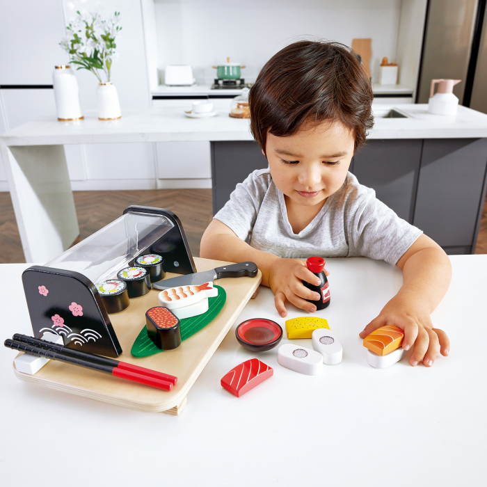Jucarie din lemn - Sushi (13 piese) [3]