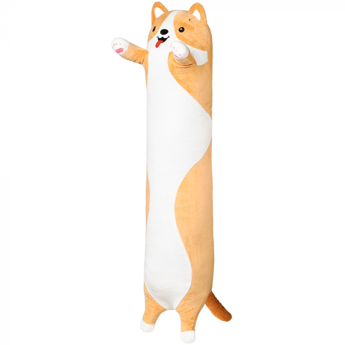 Jucarie din Plus, Catel Prietenos Shiba Inu, Maro/Alb [5]