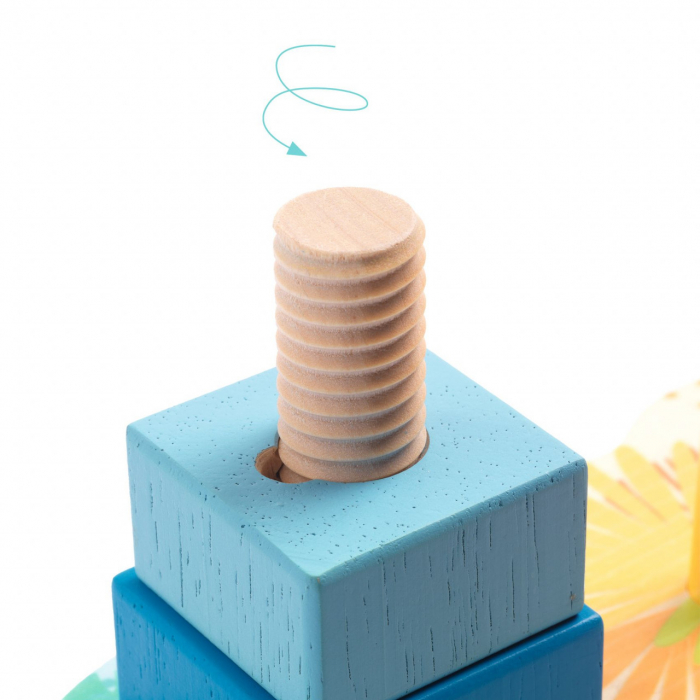 Jucarie educativa bebe MultiStack, Djeco [2]
