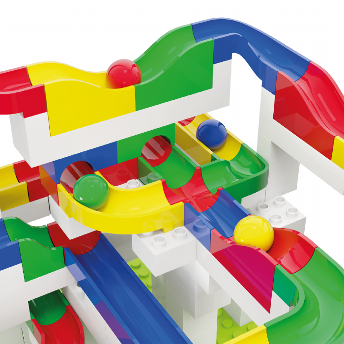 Jucarie de construit pentru copii Marble Run Hubelino (213 piese) [4]