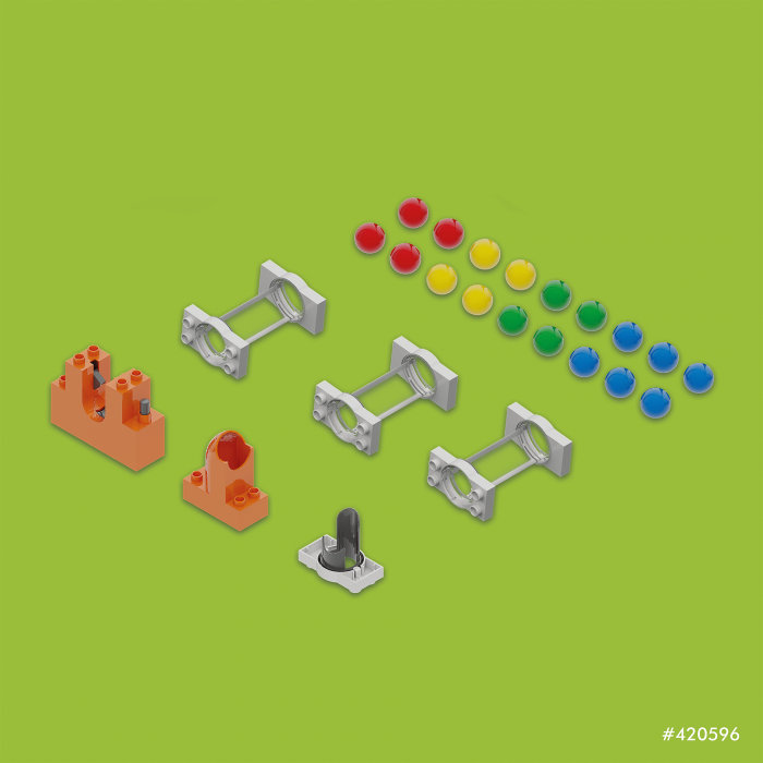 Jucarie copii Marble Run Hubelino - extensie lift pentru bile (24 piese) [2]