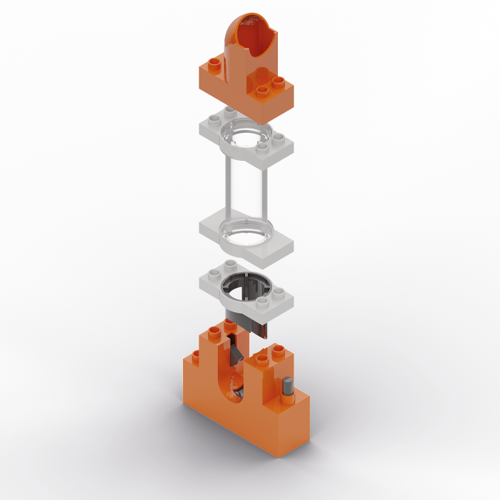 Jucarie copii Marble Run Hubelino - extensie lift pentru bile (24 piese) [4]