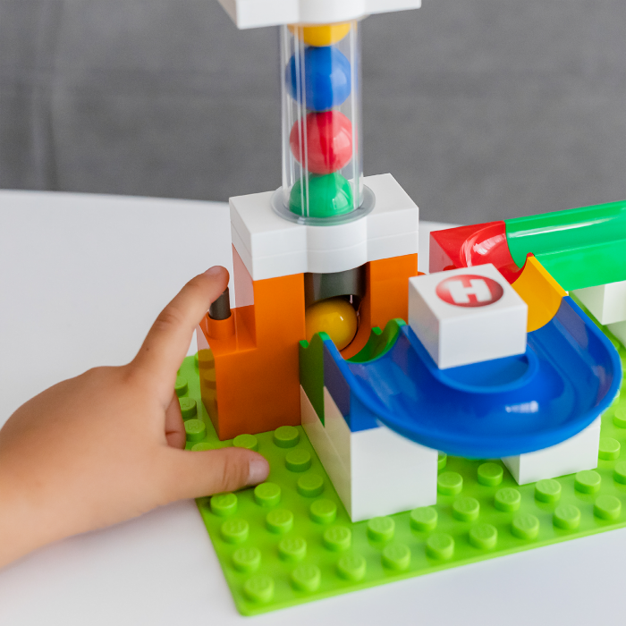 Jucarie copii Marble Run Hubelino - extensie lift pentru bile (24 piese) [3]