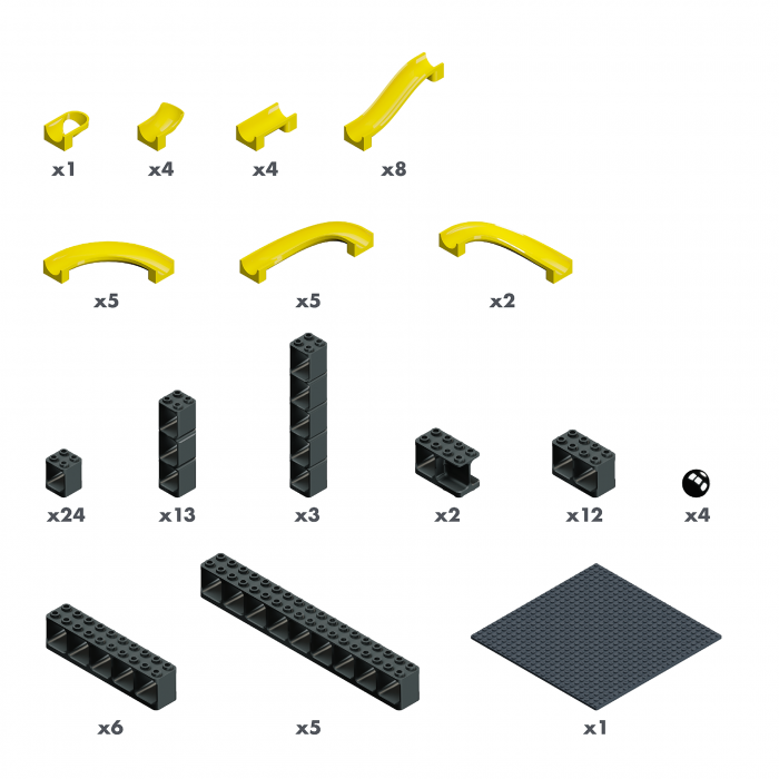 Jucarie Marble Run Pi set M Hubelino (99 piese) [2]