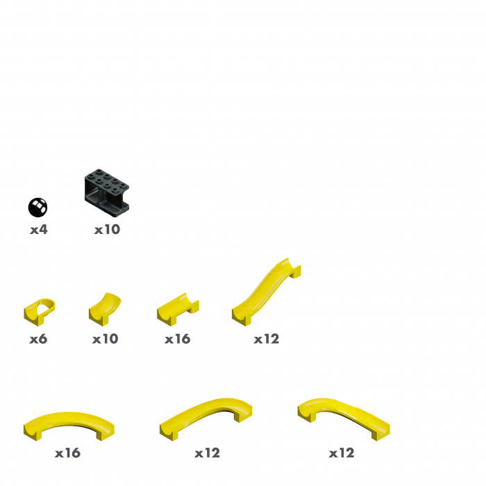 Jucarie Piese de constructie Set M Hubelino (98 piese) [2]