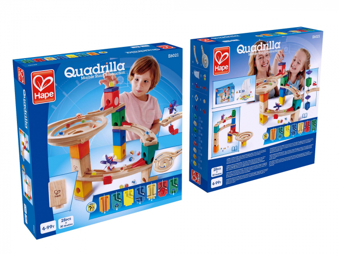 Jucarie copii Quadrilla - circuit cu bile - Cursa (58 piese) [5]