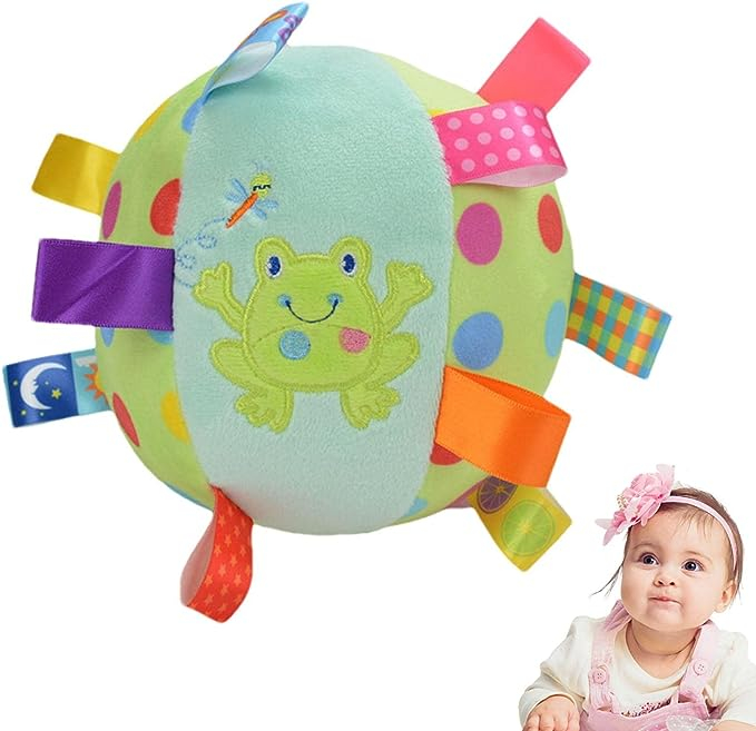 Jucarie senzoriala Mingea cu animalute pentru bebe [3]
