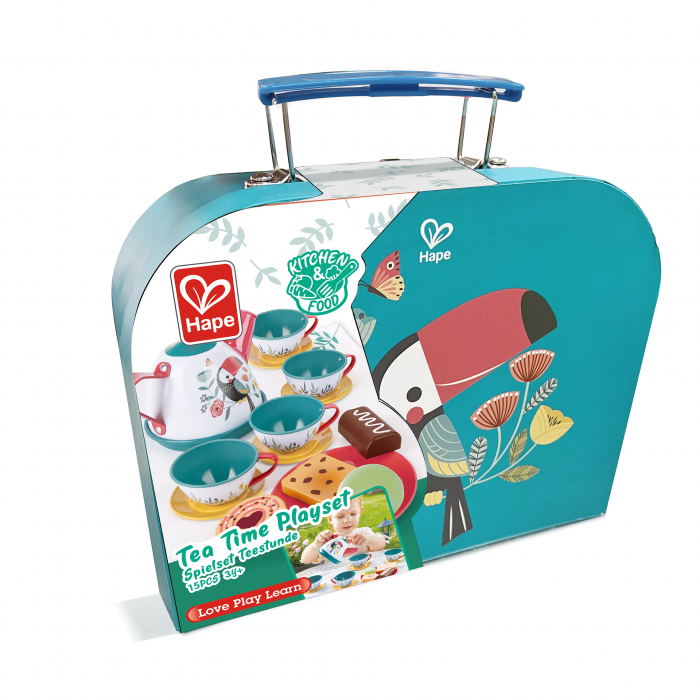 Jucarie - Set de ceai cu valiza (15 piese) [4]