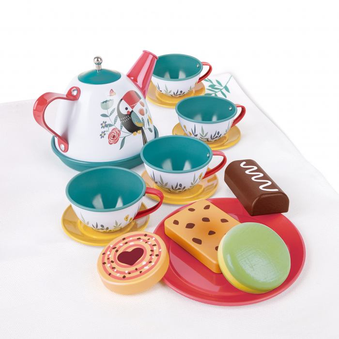 Jucarie - Set de ceai cu valiza (15 piese) [3]