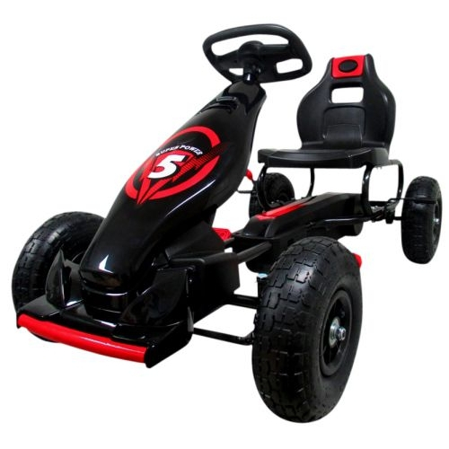 Kart cu pedale Gokart, 4-10 ani, roti gonflabile, G8 R-Sport - Rosu [1]