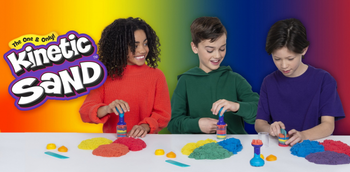 Kinetic Sand Set Unelte De Curcubeu Cu Accesorii [9]