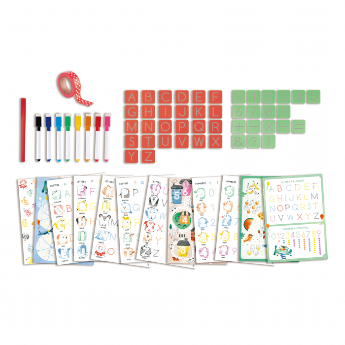 Kit de invatare litere si numere - 66 piese [3]