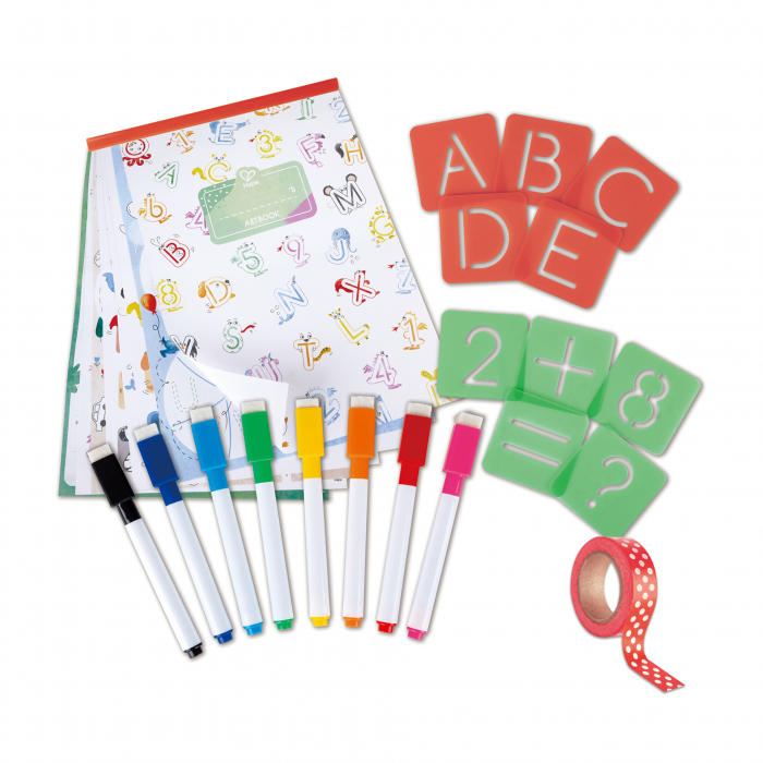 Kit de invatare litere si numere - 66 piese [2]