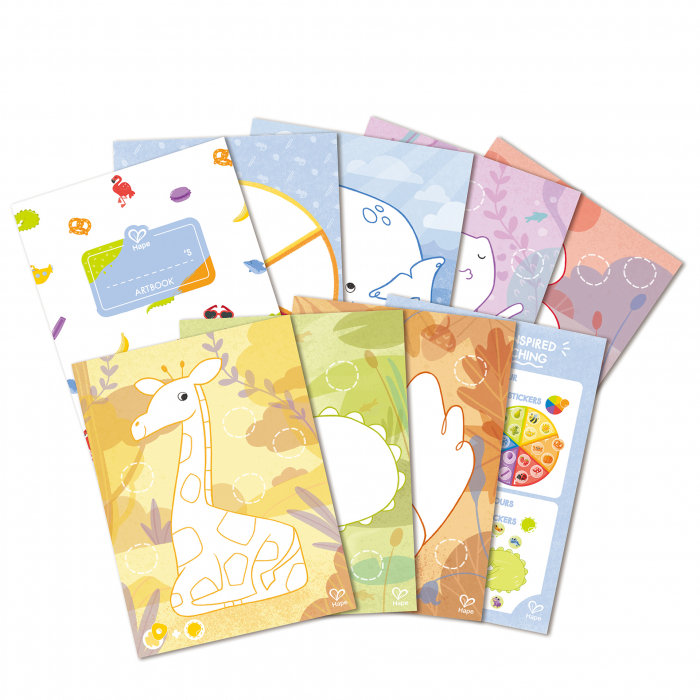 Kit desene cu creioane cerate - 18 piese [9]
