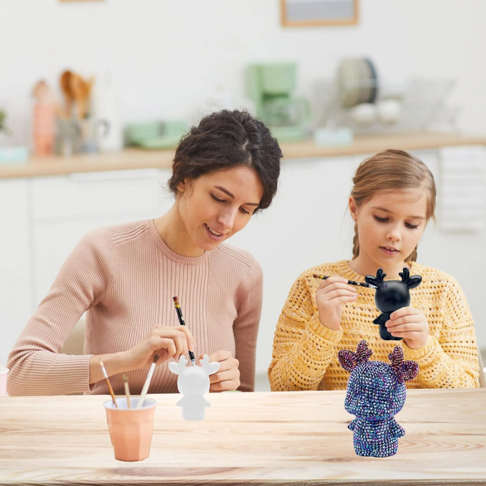Kit DIY creativ, Ren, Unicorn si Ursulet cu Diamante 5D [2]