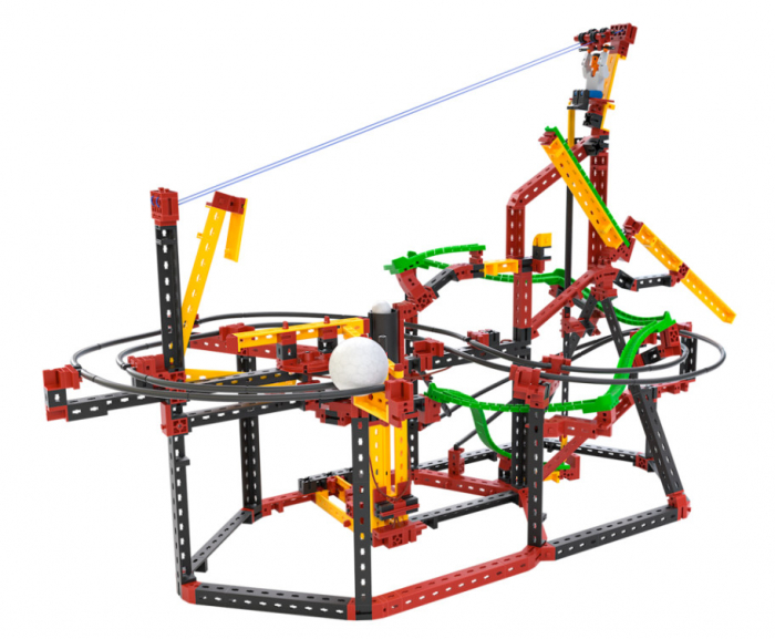 Kit STEM Circuite XL de reactii in lant traznite, Fischertechnik [3]