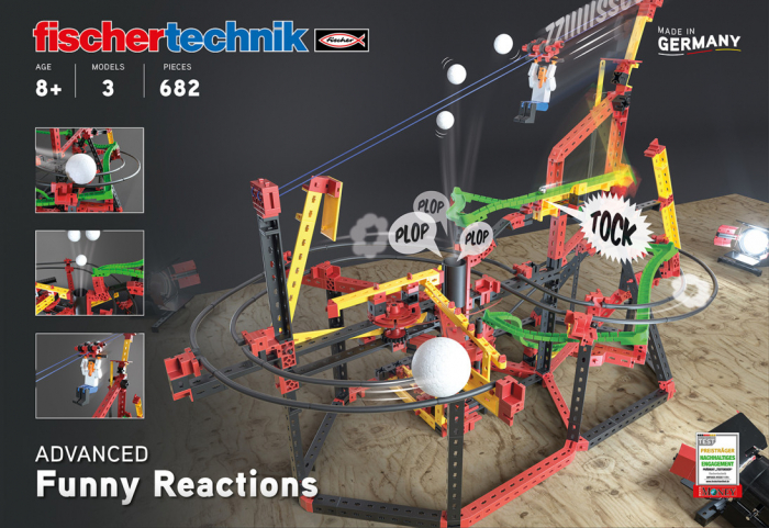 Kit STEM Circuite XL de reactii in lant traznite, Fischertechnik [4]