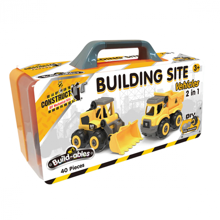 Kit STEM de construit Vehicule de santier 2 in 1 [1]