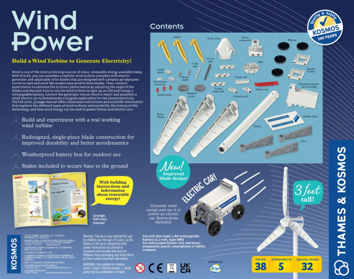 Kit STEM Energia eoliană (V 4.0), Thames & Kosmos [5]