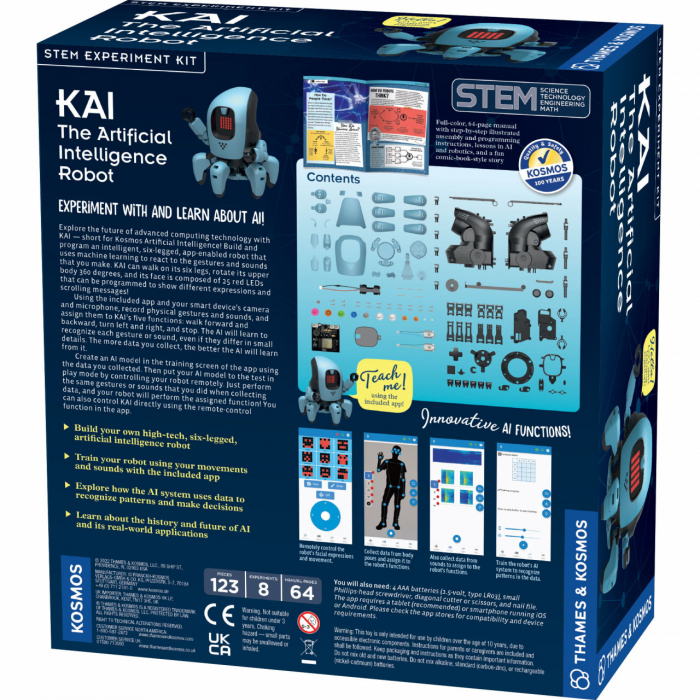 Kit STEM KAI Robotul cu inteligenta artificiala, Thames & Kosmos [3]