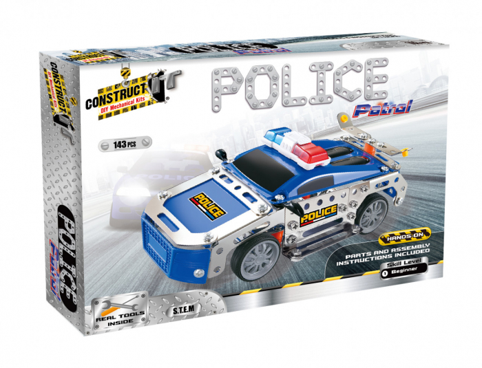 Kit STEM Masina de politie, nivel incepator [1]