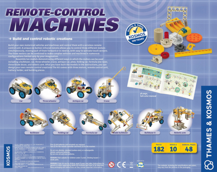 Kit STEM Masini cu telecomanda, Thames & Kosmos [2]