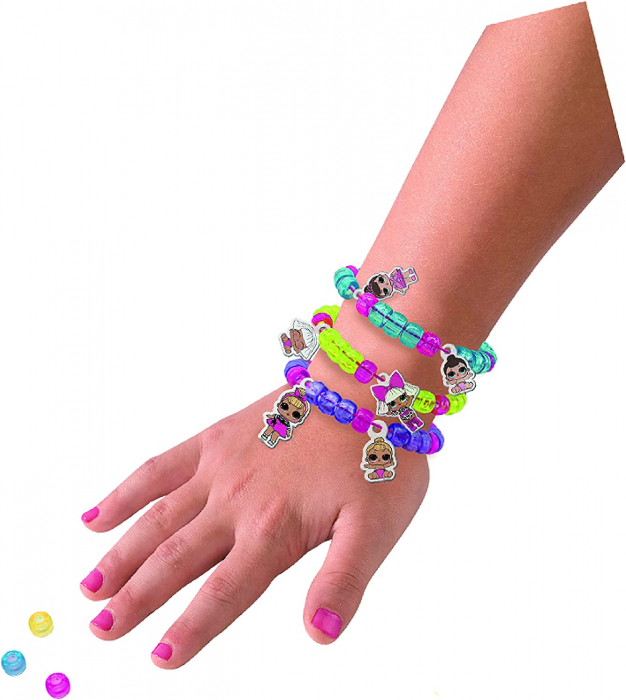 Set creativ pentru copii - Bratari cu pandantive L.O.L. [3]