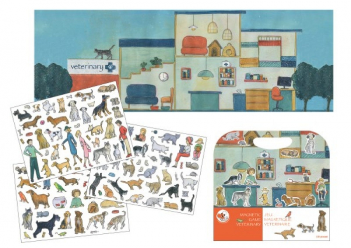 La medicul veterinar, set magnetic, Egmont Toys [1]