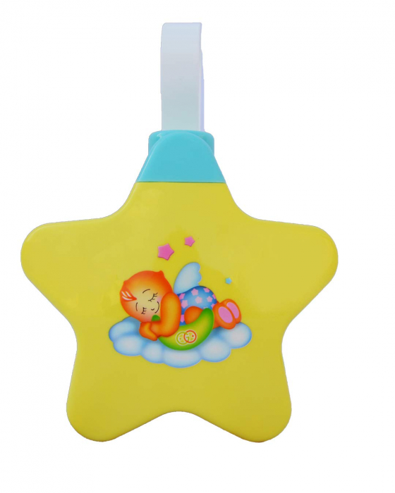 Lampa de Veghe cu Proiector si Muzica in Forma de Steluta [6]